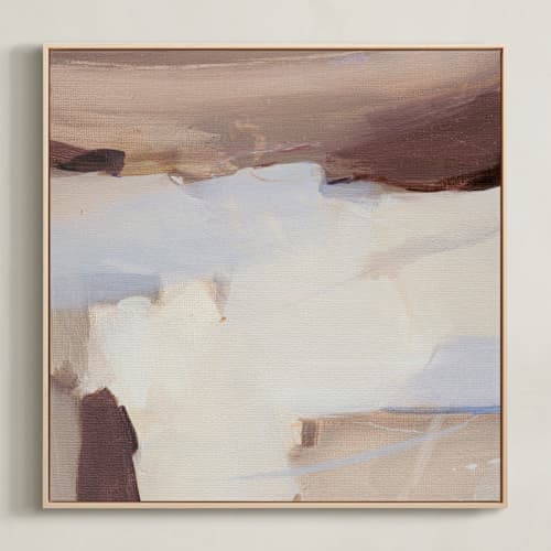 This is a brown & ivory art with standard by Arohika Verma called salt air 1