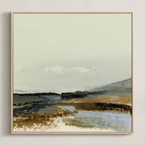 This is a muted green art with standard by Mande Calhoun called pierce