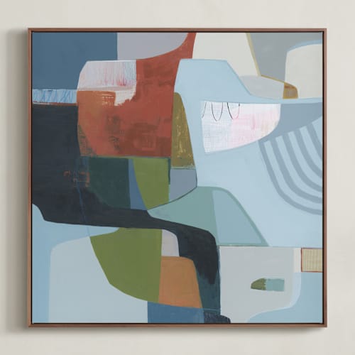 This is a soft blue sage art with standard by Eunmee Studio called waypoint 1