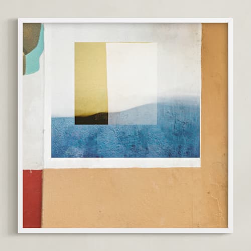 This is a warm multi art with standard by Shannon Howard called california abstract 2