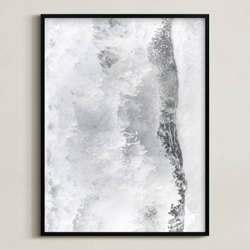 This is a monochrome art with standard by Kamala Nahas called rush ii