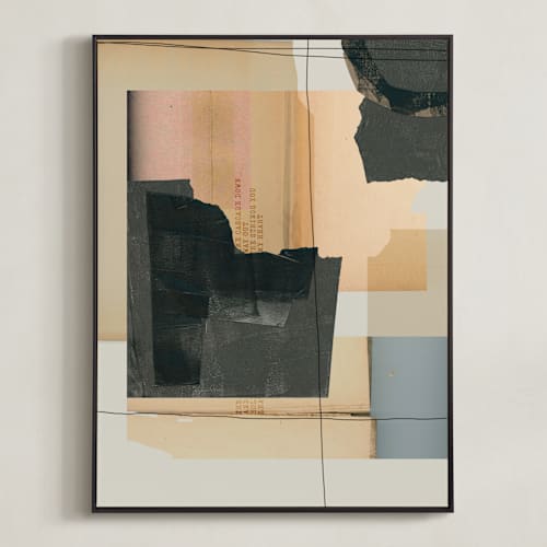 This is a peachy art with standard by Maja Cunningham called crossings 1