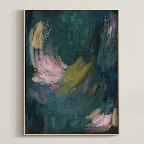 This is a midnight green art with standard by Yaling Hou Suzuki called dreamscape 1