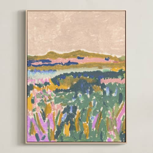 This is a peach art with standard by Alisa Galitsyna called across the fields 1