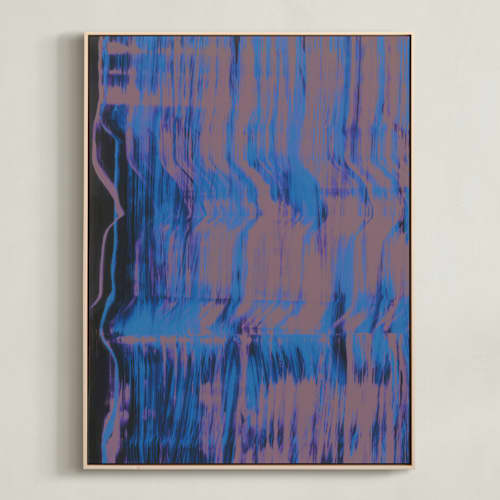 This is a azure art with standard by Carol Barber called blue adagio