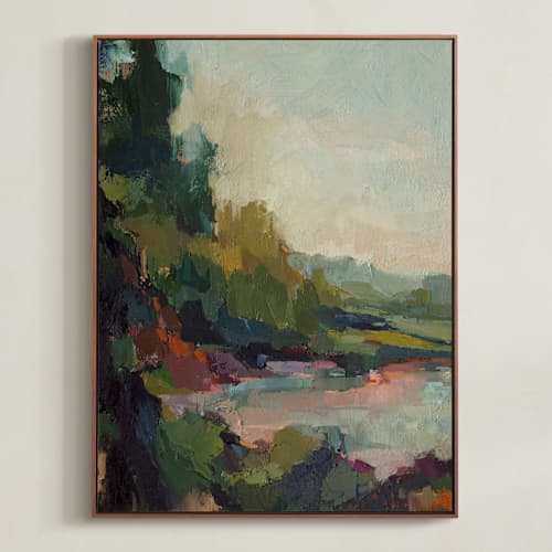 This is a lagoon art with standard by Wendy Keller called lagoon 1