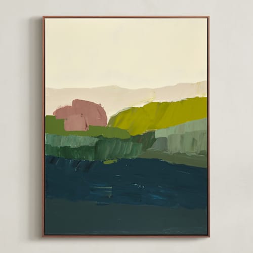 This is a spring green art with standard by Caryn Owen called coast in bloom