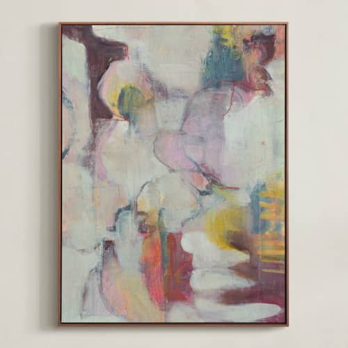 This is a warm whites and shades art with standard by Lenay Hughes called moment 1