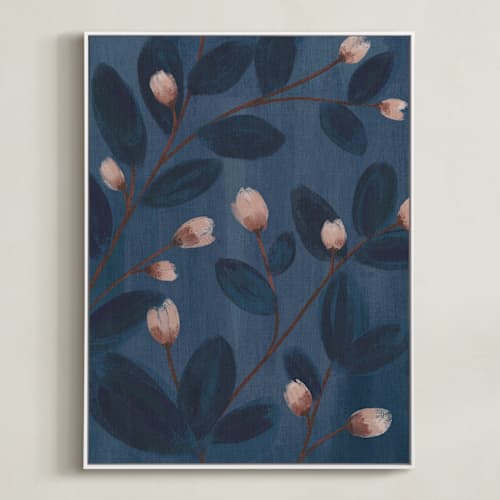 This is a pale pink art with standard by Angel Walker called moody florals i