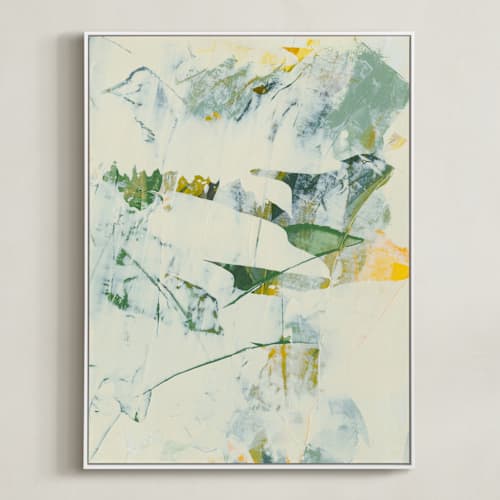 This is a vibrant gold art with standard by Grayling called emerald waltz