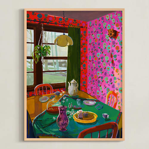 This is a sienna art with standard by Jess Franks called after tea