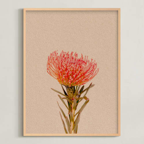 This is a clay art with standard by Paola Benenati called protea collection 1