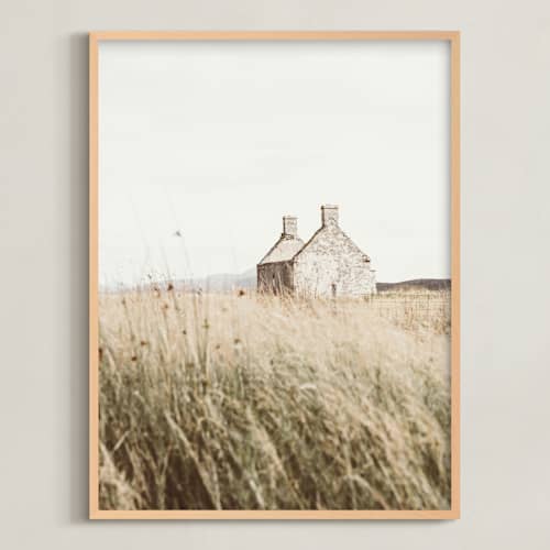This is a wheat art with standard by Kamala Nahas called highland prairie ii