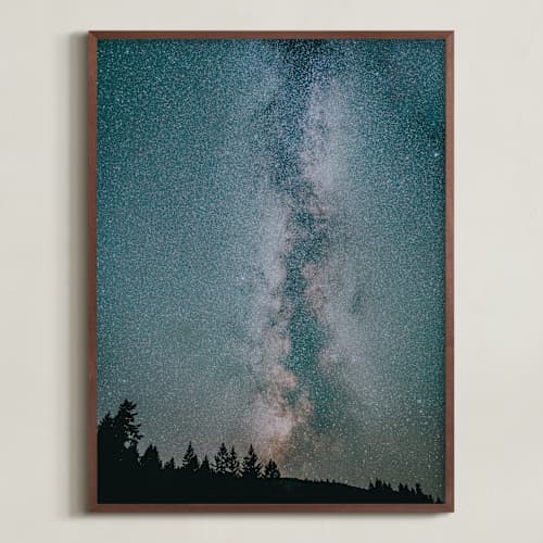 This is a night sky art with standard by Rob Wilson called light in the darkness