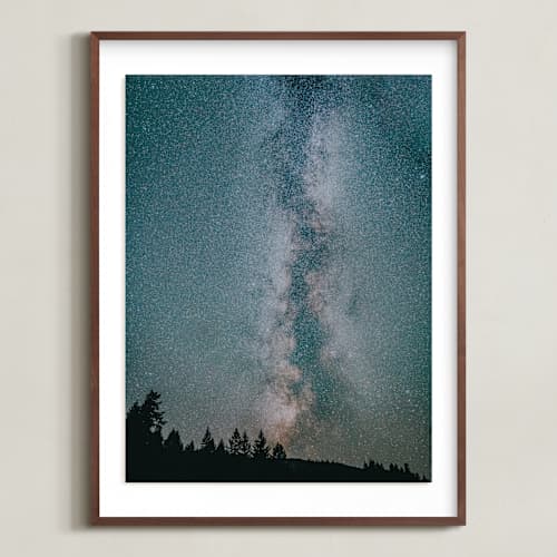 This is a night sky art with standard by Rob Wilson called light in the darkness