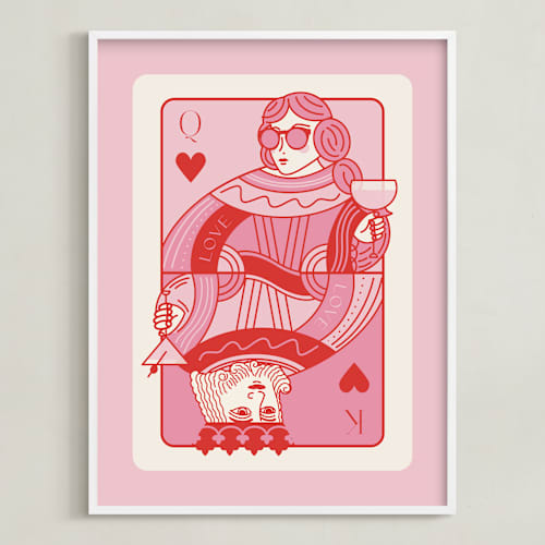 This is a bubblegum photos to art with standard by Jenna Holcomb called the king and queen: custom print