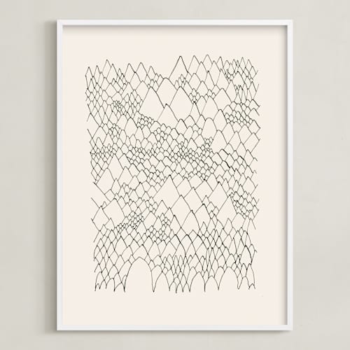 This is a ivory black art with standard by Catilustre called nature, you and me n.4 ii