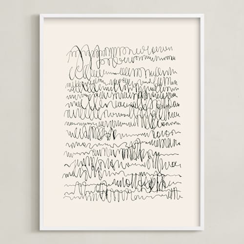This is a monochrome art with standard by Catilustre called nature, you and me n.4 i