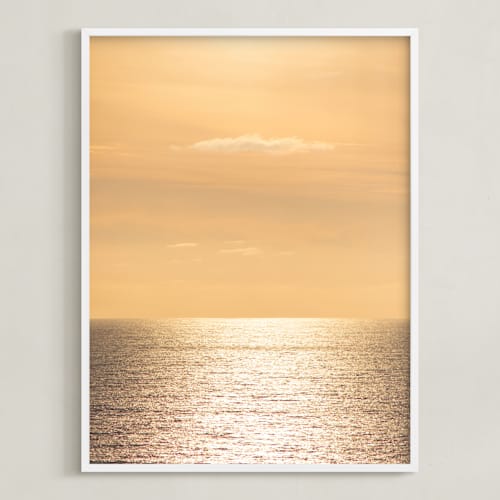 This is a golden yellow art with standard by Lisa Sundin called the golden hour