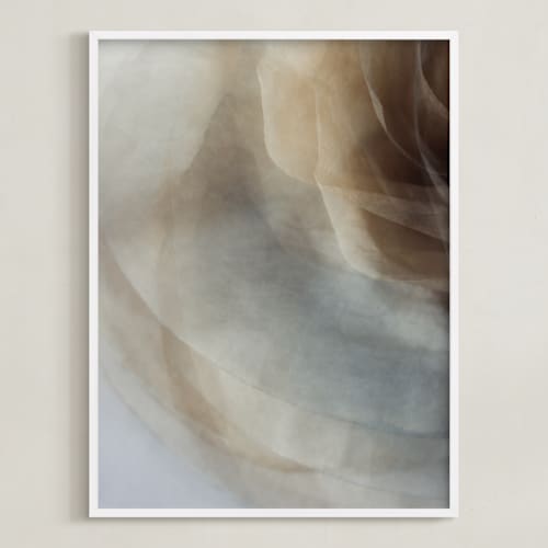 This is a glazed blue art with standard by Helen Makadia called whispers of innocence 1
