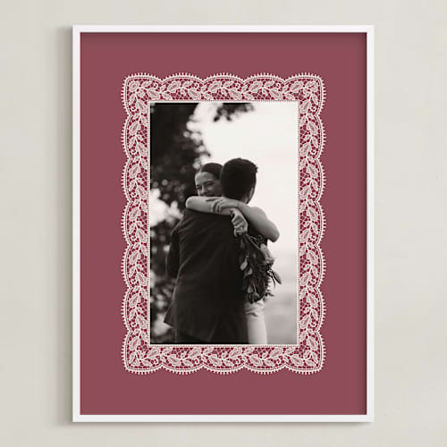 This is a dusty rose photo art with standard by Erica Krystek called chantilly: portrait