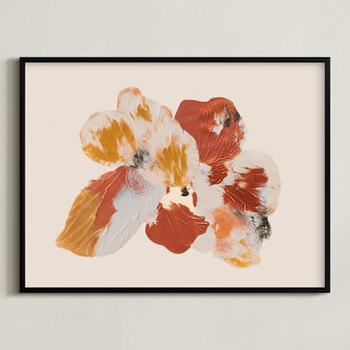 This is a cinnamon art with standard by Kamala Nahas called flora