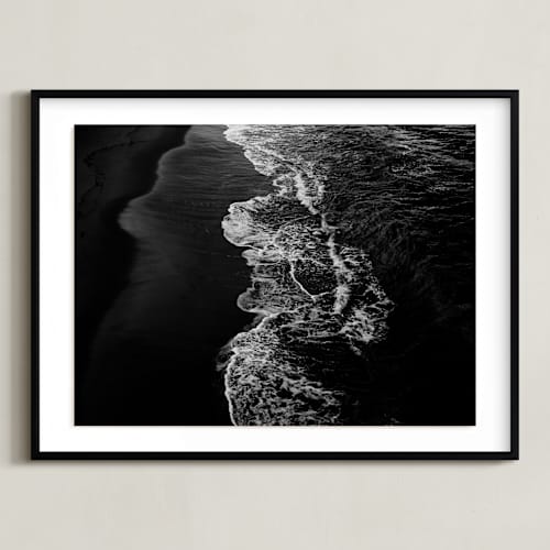 This is a black and white art with standard by LindseyErin called swell