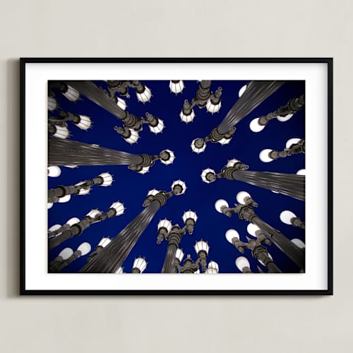 This is a midnight art with standard by Jessica Cheney called the lighthouse