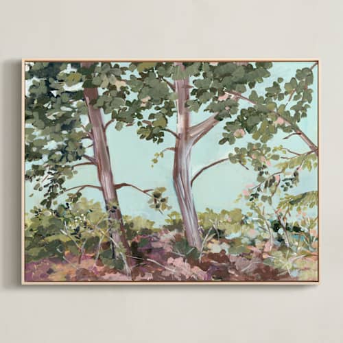 This is a misty mint art with standard by AlisonJerry called river tree stillness