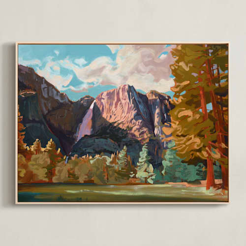 This is a ochre art with standard by Jess Franks called first look