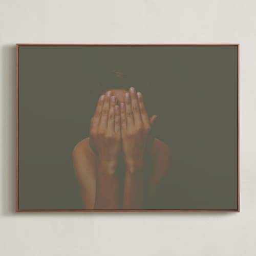 This is a umber art with standard by Maja Cunningham called i don't like my picture taken