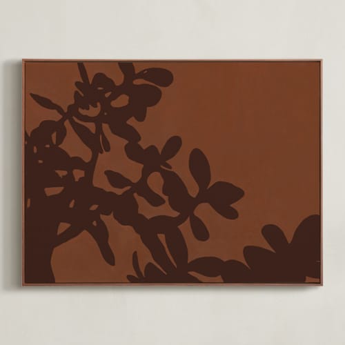 This is a terracotta art with standard by Kate Sowinski called warm stillness
