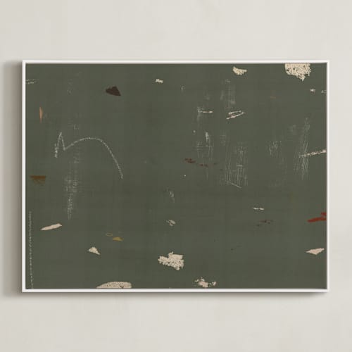 This is a green art with standard by Shiho Whitehead called play