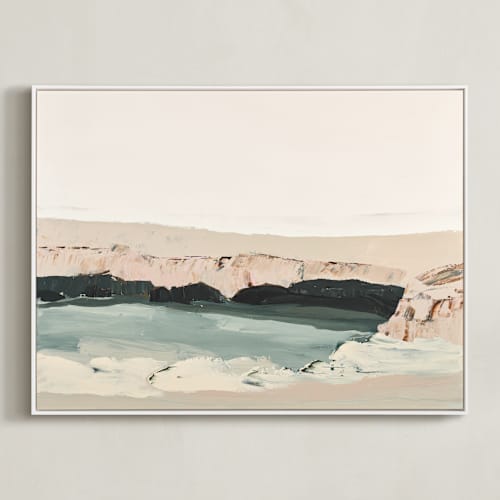 This is a sandstone art with standard by Caryn Owen called northern california seacave