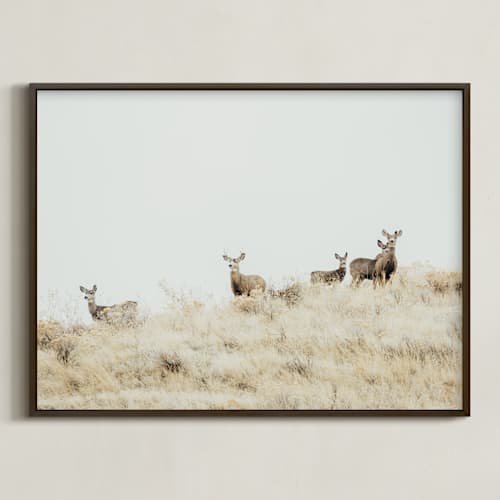 This is a beige art with standard by Jennifer Morrow called watchful