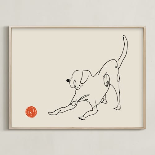 This is a sand beige art with standard by Adelyn T. called let's play