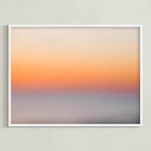 This is a blush art with standard by Helen Makadia called summer sunset ii