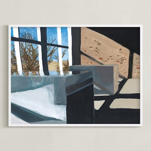 This is a peach art with standard by Stephanie C Martinez called marfa inside