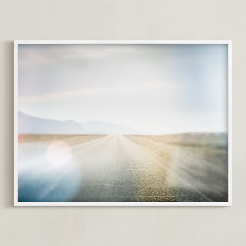 This is a blue sky art with standard by Jacquelyn Sloane Siklos called the open road