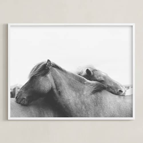 This is a steel grey art with standard by Alicia Abla called always