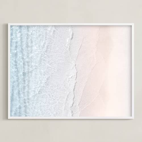 This is a ocean blue art with standard by Tania Medeiros called gradient state of mind