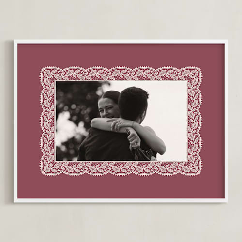 This is a dusty rose photo art with standard by Erica Krystek called chantilly: landscape
