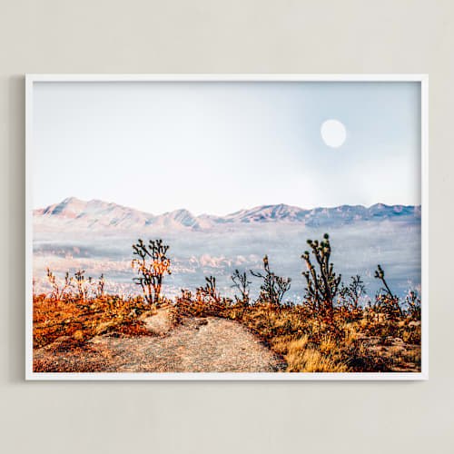 This is a mist art with standard by Kate Baird called desert super moon