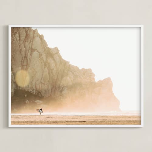 This is a gold art with standard by Mike Sunu called gold coast