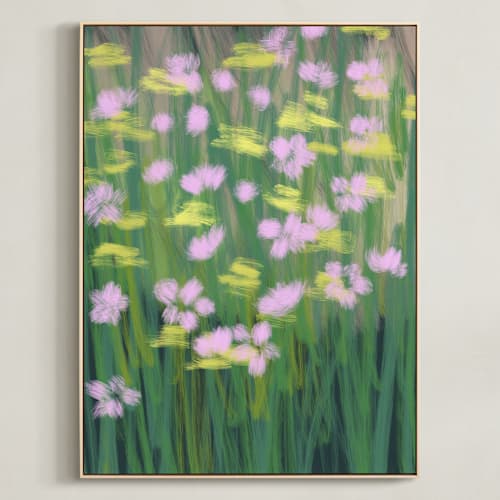 This is a meadow art with standard by Huefete called dancing flowers 1
