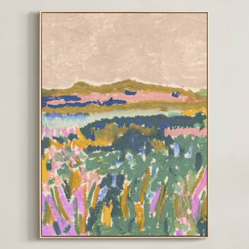 This is a peach art with standard by Alisa Galitsyna called across the fields 1