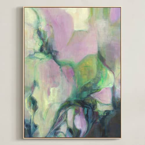 This is a petal art with standard by Lenay Hughes called new blooms
