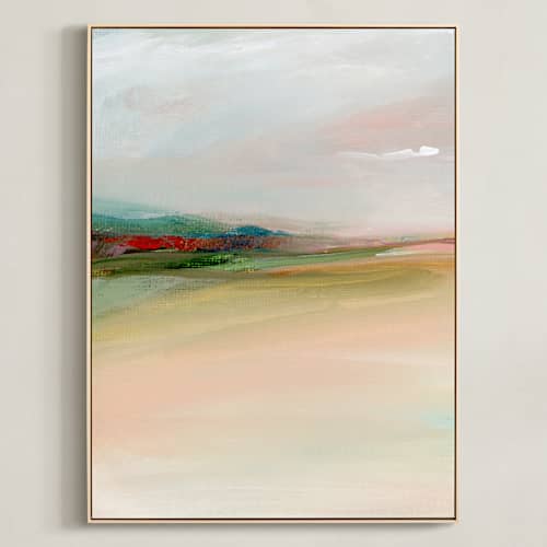This is a seaside art with standard by Lindsay Megahed called paradise cove 1