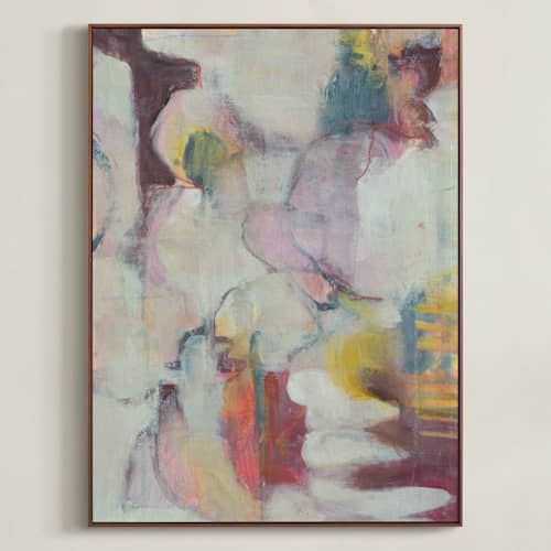 This is a warm whites and shades art with standard by Lenay Hughes called moment 1