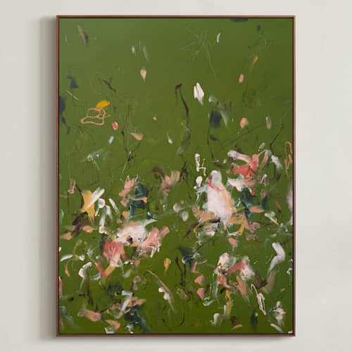 This is a olive art with standard by Marcy Parks called give me space, please